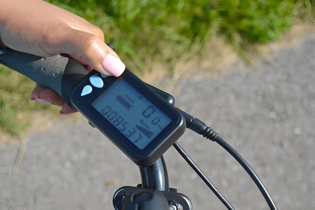 A controller of an ebike with a display