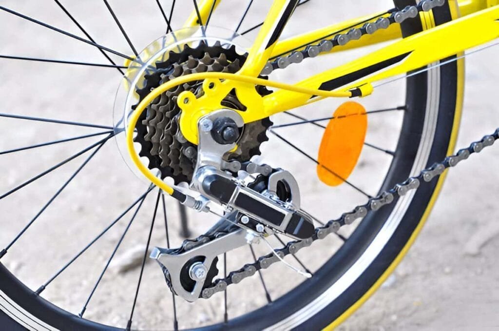 Gear system of an electric bike