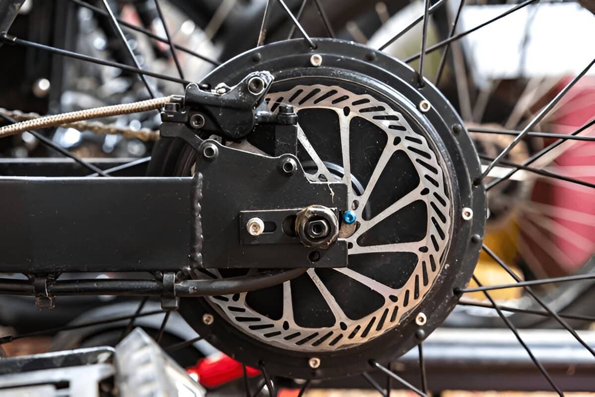 A represenation of one of Shimano ebike brakes